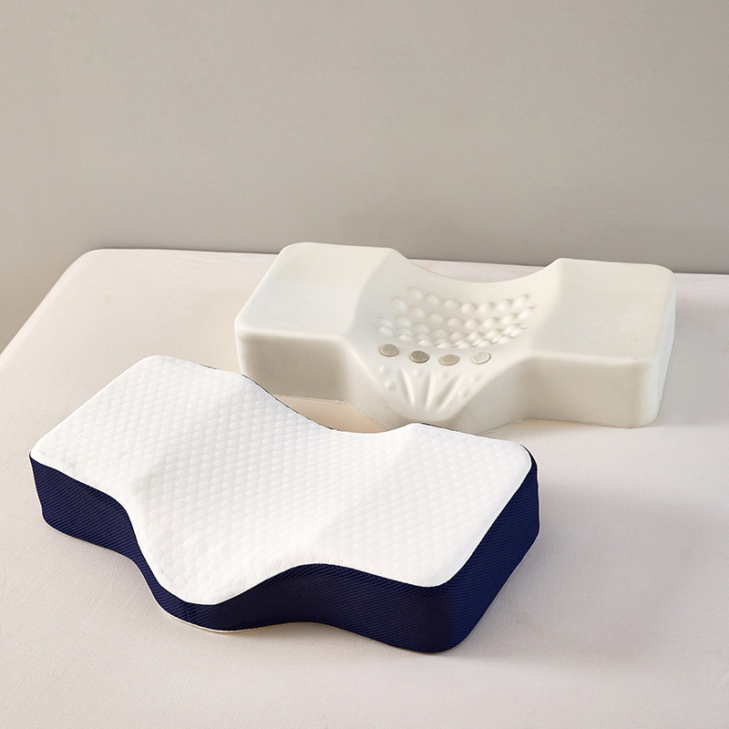 Memory Foam Orthopedic Pillow Neck Pain - Wklęsła ortopedyczna poduszka do masażu szyi