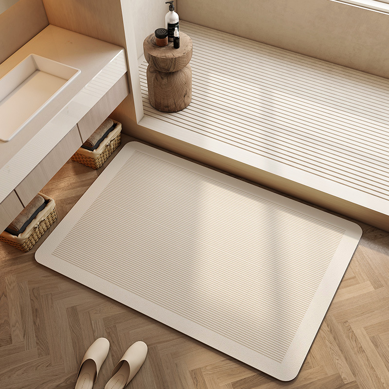 Quick Dry Diatomite Bath Mat - Mata diatomitowa do kąpieli, super chłonna,