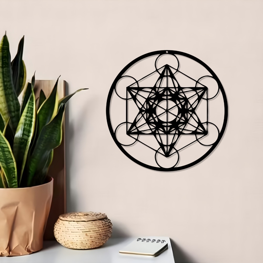Home Decor - CIFBUY Metalowa dekoracja ścienna w kształcie