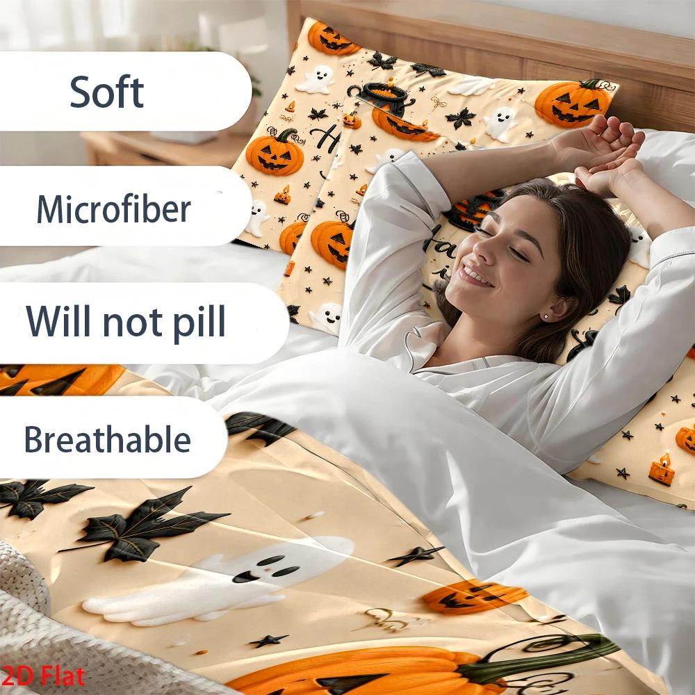 Duvet Cover Sets With Zipper - Miękki zestaw poszewek na kołdrę, 1