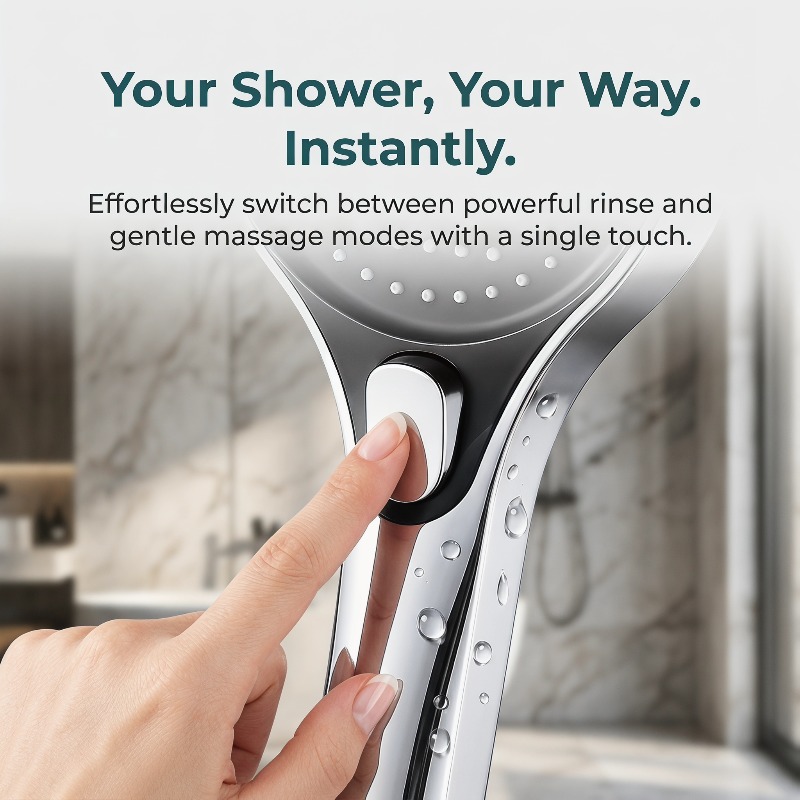 Wytrzymały zestaw prysznicowy  – High Pressure Shower Head Handheld recenzja i cena