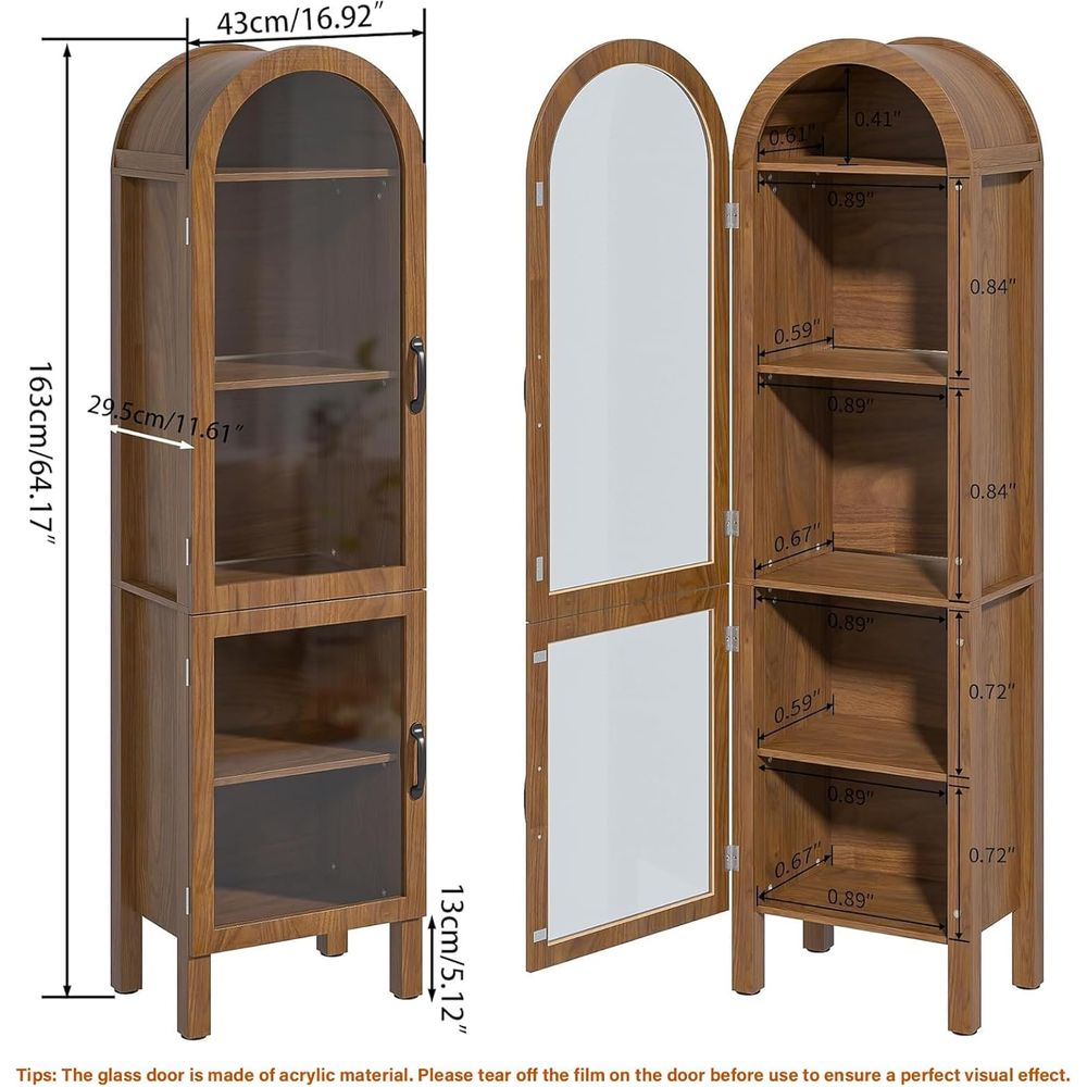 Wysoka, łukowa witryna o wysok – Storage & Organization recenzja i cena