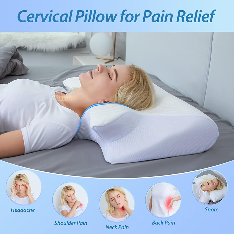 Nowa poduszka ortopedyczna z p – Memory Foam Orthopedic Pillow Neck Pain recenzja i cena