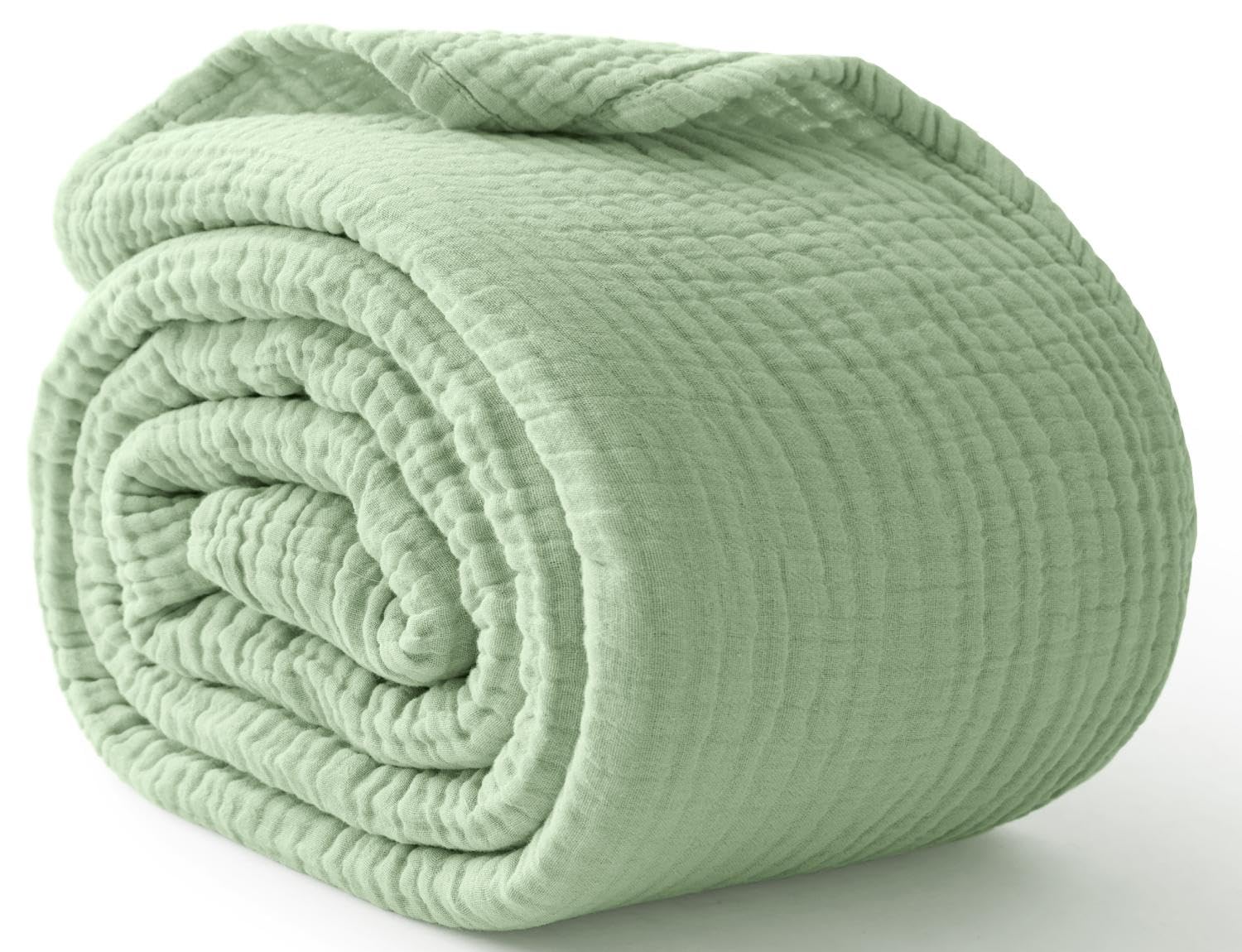 Koc z bawełny 100% na łóżko, m – Muslin Cotton Bedspread recenzja i cena