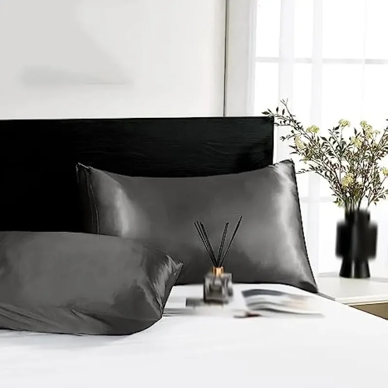 Satynowa jedwabna poszewka na  – Satin Silk Pillowcase Hair Skin recenzja i cena