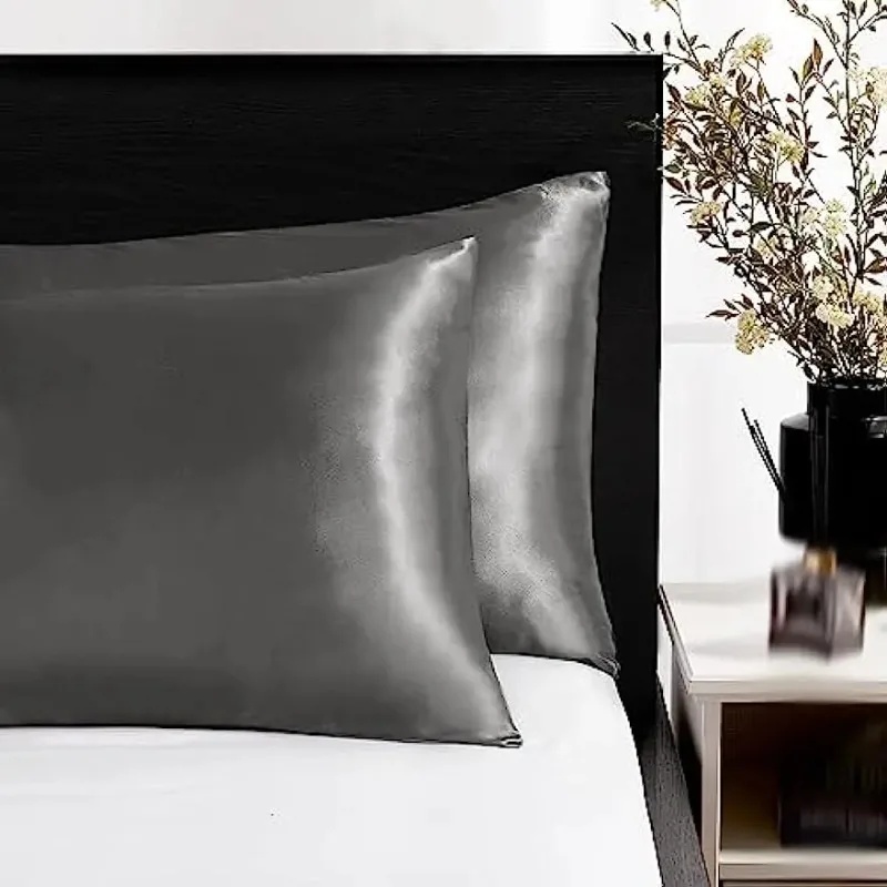Satynowa jedwabna poszewka na  – Satin Silk Pillowcase Hair Skin recenzja i cena