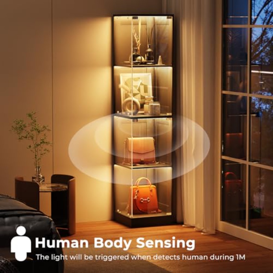 Narożna witryna z szklanymi dr – Lighting recenzja i cena