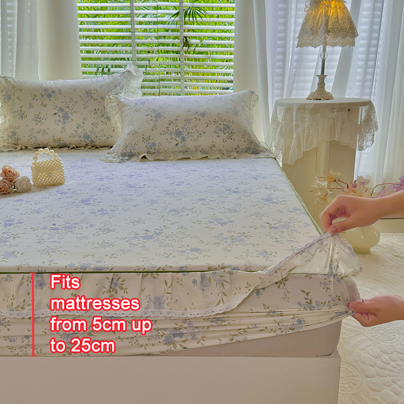 100% bawełniane prześcieradło  – Fitted Bed Sheets Deep Pocket recenzja i cena