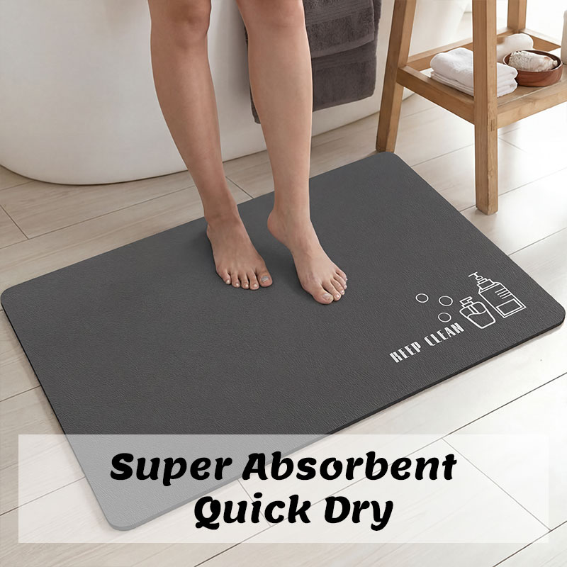 Mata diatomitowa do łazienki,  – Quick Dry Diatomite Bath Mat recenzja i cena