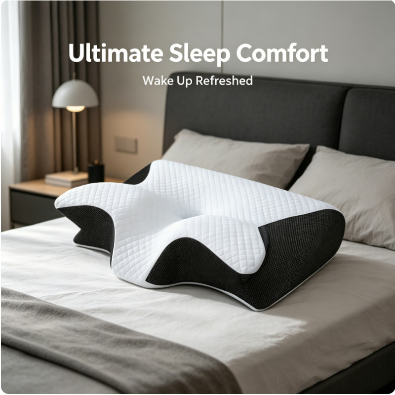 Poduszka ortopedyczna z pianki – Memory Foam Orthopedic Pillow Neck Pain recenzja i cena