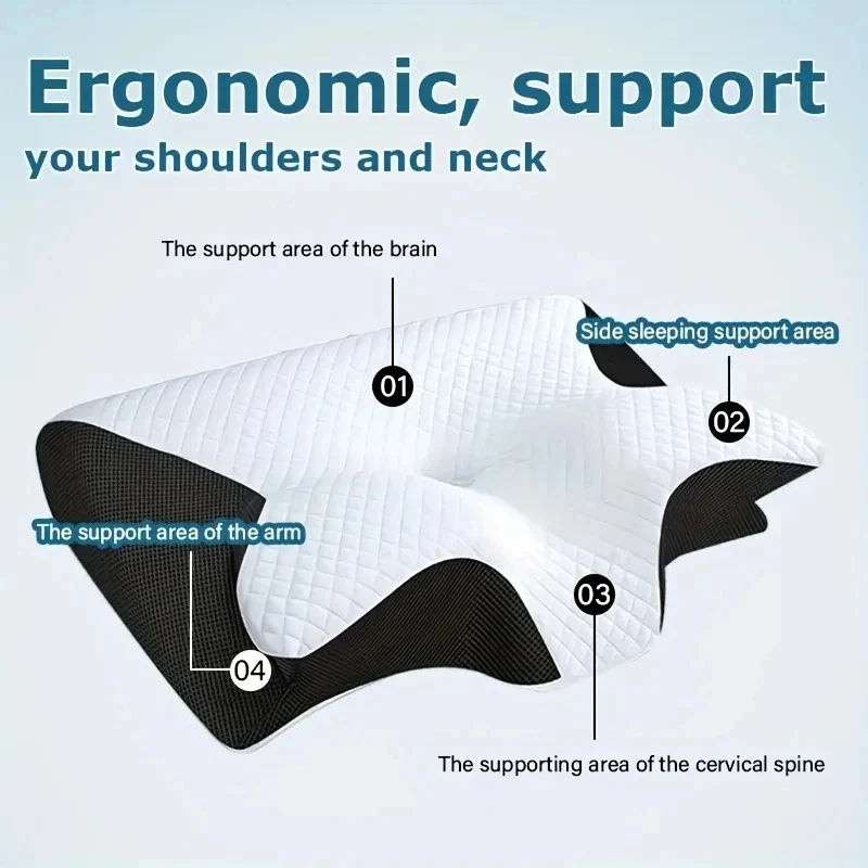 Poduszka ortopedyczna z pianki – Memory Foam Orthopedic Pillow Neck Pain recenzja i cena