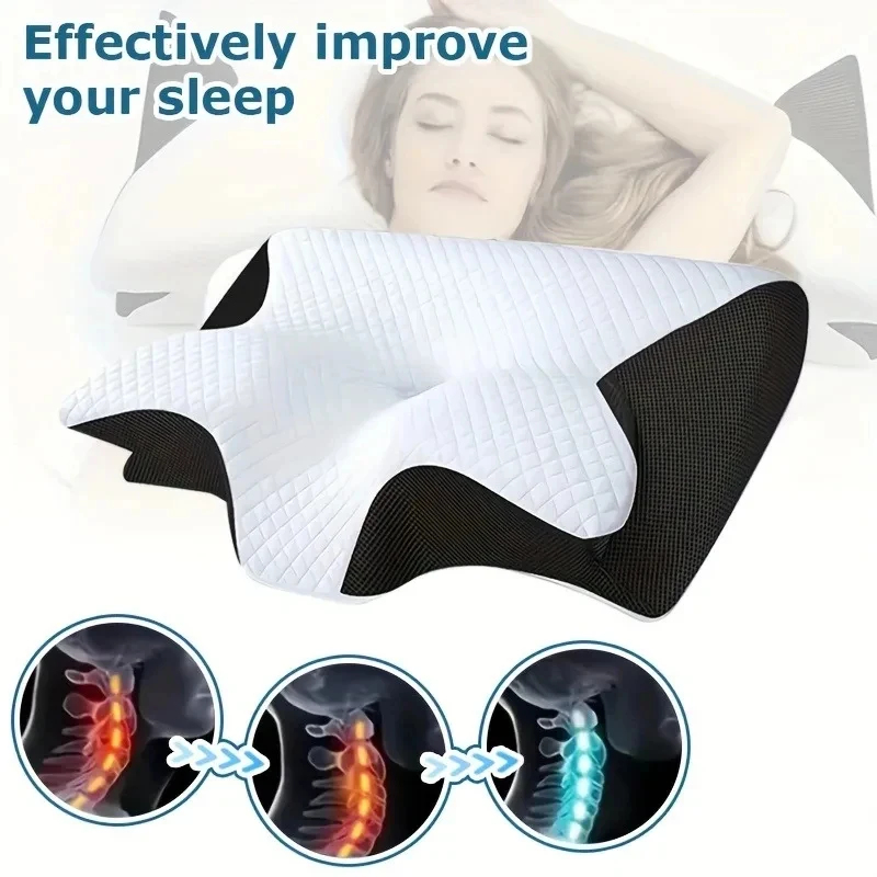 Poduszka ortopedyczna z pianki – Memory Foam Orthopedic Pillow Neck Pain recenzja i cena