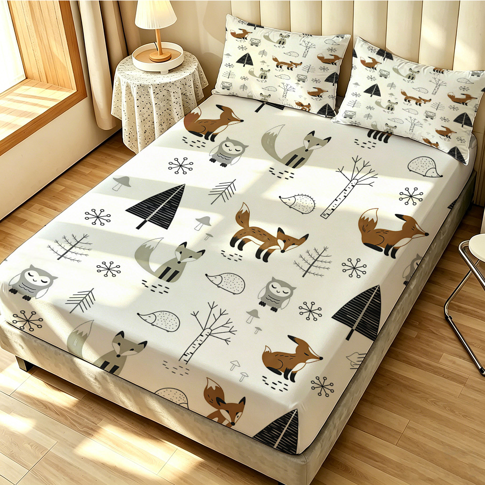 Zestaw 3-częściowy: prześciera – Fitted Bed Sheets Deep Pocket recenzja i cena