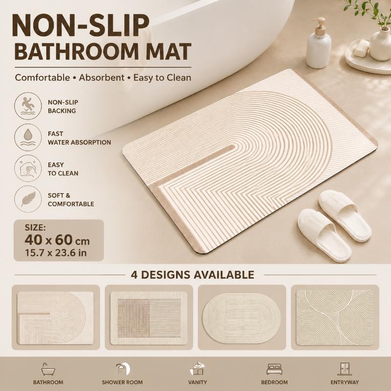 Mata diatomitowa do łazienki,  – Quick Dry Diatomite Bath Mat recenzja i cena
