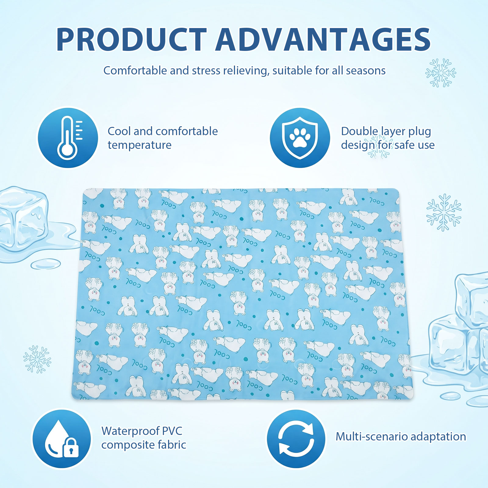 Mata chłodząca dla psów z żele – Cooling Blanket Hot Sleepers recenzja i cena