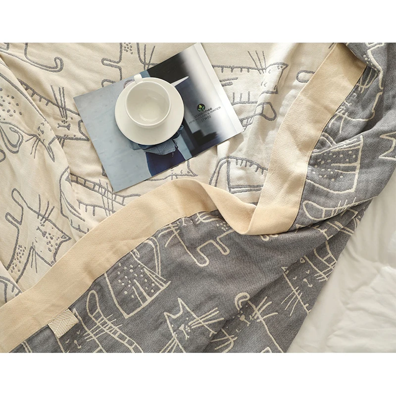 WASART Pure cotton twel muślin – Muslin Cotton Bedspread recenzja i cena