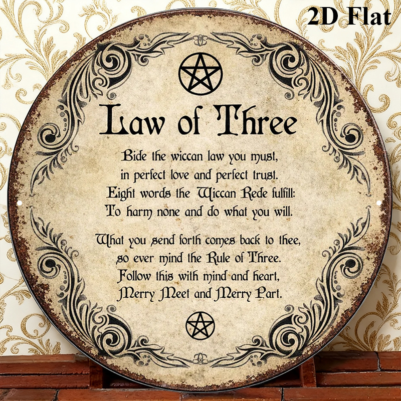 CIFBUY Vintage Wicca Potrójna  – Home Decor recenzja i cena