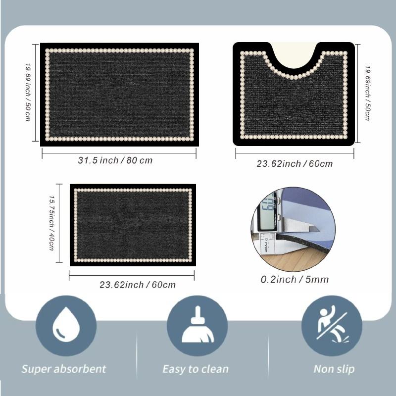3-częściowy zestaw dywaników ł – Quick Dry Diatomite Bath Mat recenzja i cena