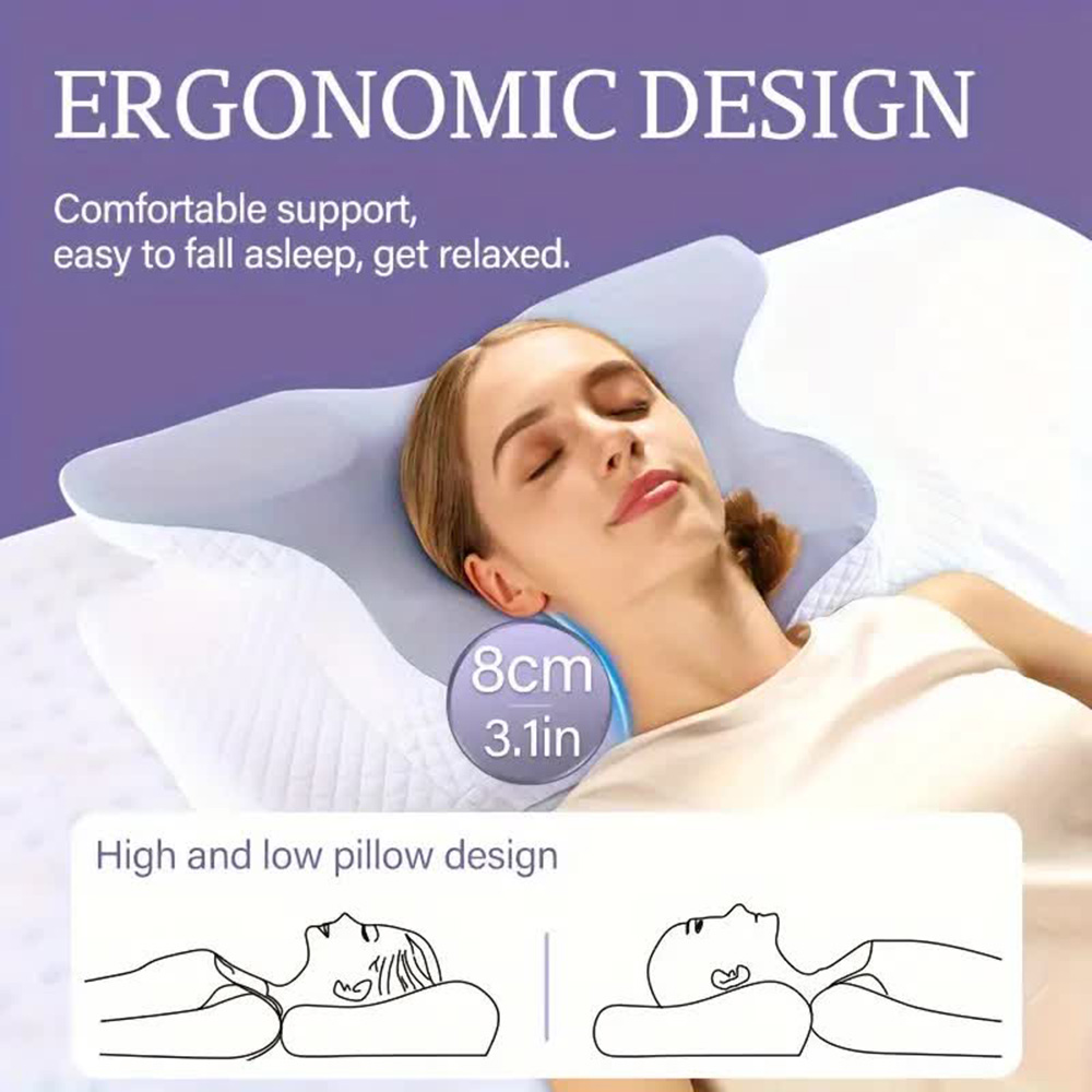 Poduszki z pianki z pamięcią k – Memory Foam Orthopedic Pillow Neck Pain recenzja i cena